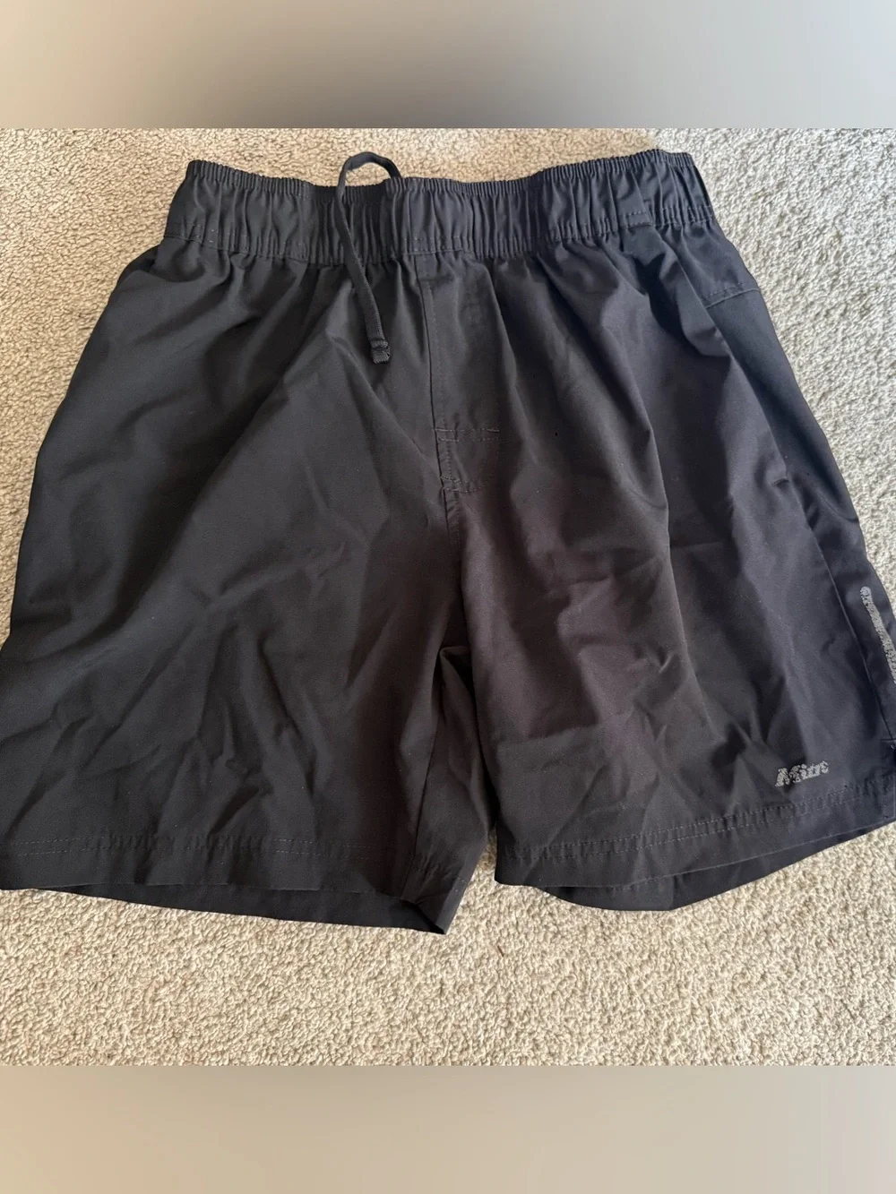 Black Athletic Swim/Workout Shorts